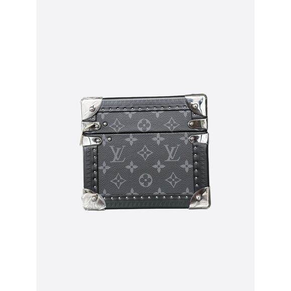 Louis Vuitton Custom Painted Monogram Eclipse Coffret Accessories Trunk - Picture 8 of 9